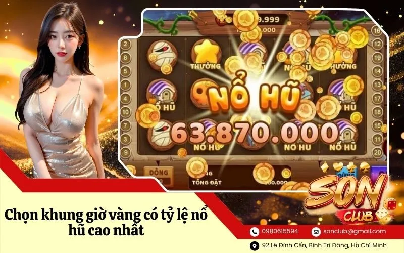 Chọn khung giờ vàng có tỷ lệ nổ hũ cao nhất