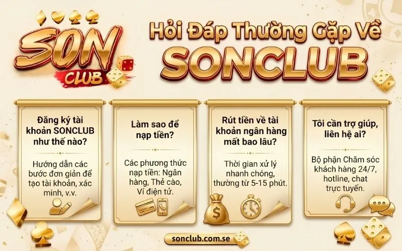 Hướng Dẫn Rút Tiền Tại SONCLUB