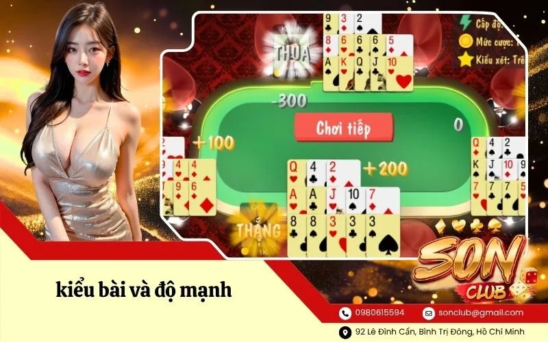 kiểu bài và độ mạnh